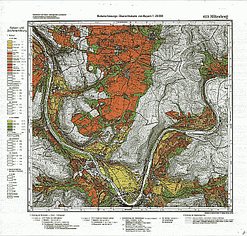 Produktbild 1 für den Artikel: Bodenschätzungskarte 1:25 000 6221 Miltenberg