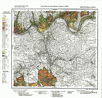 Produktbild 1 für den Artikel: Bodenschätzungskarte 1:25 000 6222 Stadtprozelten