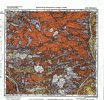 Produktbild 1 für den Artikel: Bodenschätzungskarte 1:25 000 6226 Kitzingen