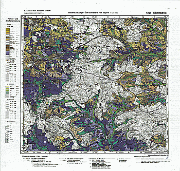 Produktbild 1 für den Artikel: Bodenschätzungskarte 1:25 000 6228 Wiesentheid