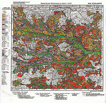 Produktbild 1 für den Artikel: Bodenschätzungskarte 1:25 000 6229 Schlüsselfeld