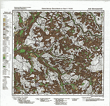 Produktbild 1 für den Artikel: Bodenschätzungskarte 1:25 000 6233 Ebermannstadt