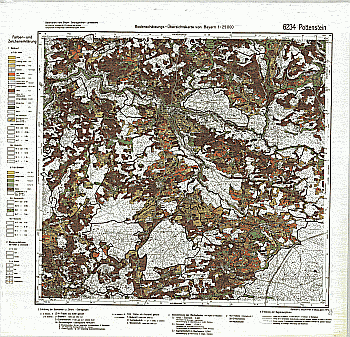 Produktbild 1 für den Artikel: Bodenschätzungskarte 1:25 000 6234 Pottenstein