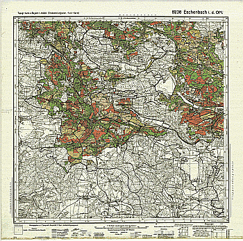 Produktbild 1 für den Artikel: Bodenschätzungskarte 1:25 000 6236 Eschenbach i.d.Opf.