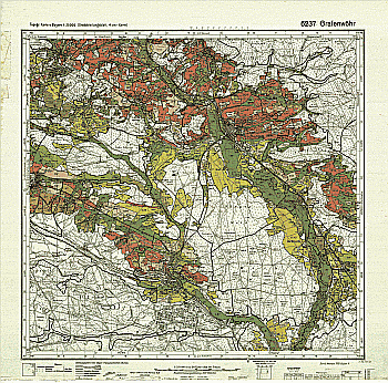 Produktbild 1 für den Artikel: Bodenschätzungskarte 1:25 000 6237 Grafenwöhr