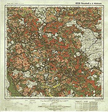 Produktbild 1 für den Artikel: Bodenschätzungskarte 1:25 000 6239 Neustadt a.d. Waldnaab