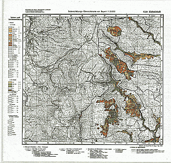 Produktbild 1 für den Artikel: Bodenschätzungskarte 1:25 000 6320 Michelstadt