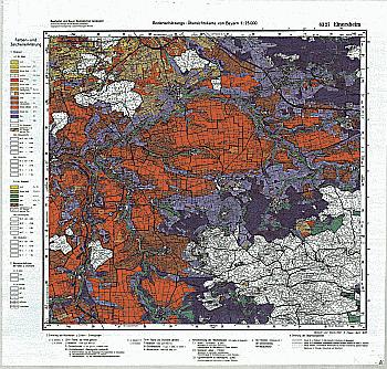 Produktbild 1 für den Artikel: Bodenschätzungskarte 1:25 000 6327 Einersheim