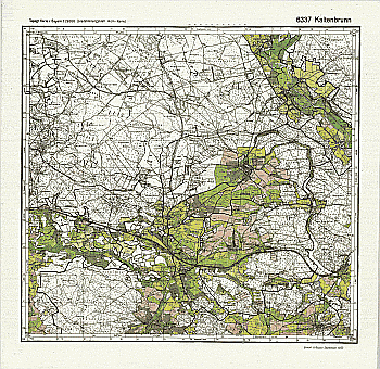 Produktbild 1 für den Artikel: Bodenschätzungskarte 1:25 000 6337 Kaltenbrunn