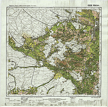 Produktbild 1 für den Artikel: Bodenschätzungskarte 1:25 000 6338 Weiden i.d.Opf.