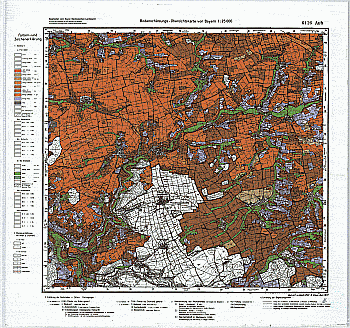 Produktbild 1 für den Artikel: Bodenschätzungskarte 1:25 000 6426 Aub