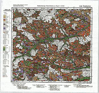 Produktbild 1 für den Artikel: Bodenschätzungskarte 1:25 000 6430 Emskirchen