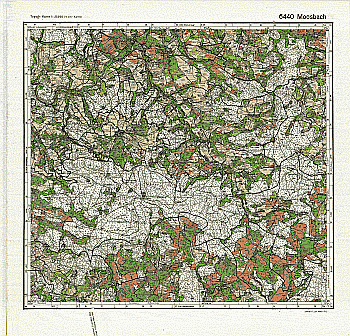 Produktbild 1 für den Artikel: Bodenschätzungskarte 1:25 000 6440 Moosbach