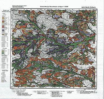 Produktbild 1 für den Artikel: Bodenschätzungskarte 1:25 000 6529 Markt Erlbach