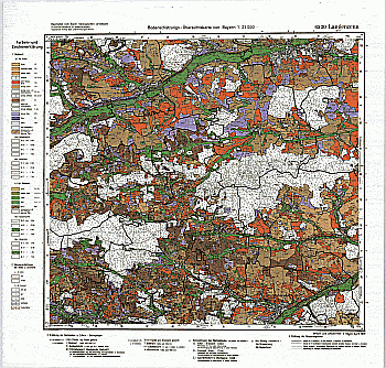 Produktbild 1 für den Artikel: Bodenschätzungskarte 1:25 000 6530 Langenzenn