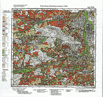 Produktbild 1 für den Artikel: Bodenschätzungskarte 1:25 000 6531 Fürth