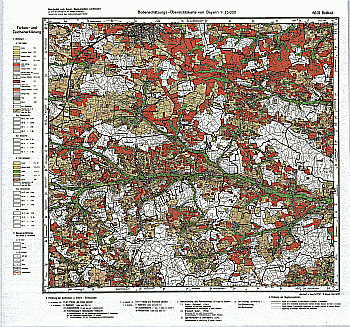 Produktbild 1 für den Artikel: Bodenschätzungskarte 1:25 000 6631 Roßtal