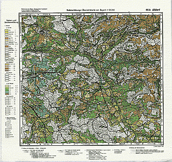 Produktbild 1 für den Artikel: Bodenschätzungskarte 1:25 000 6634 Altdorf b. Nürnberg