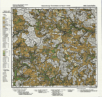 Produktbild 1 für den Artikel: Bodenschätzungskarte 1:25 000 6635 Lauterhofen