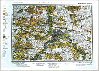 Produktbild 1 für den Artikel: Bodenschätzungskarte 1:25 000 6732 Roth b. Nürnberg