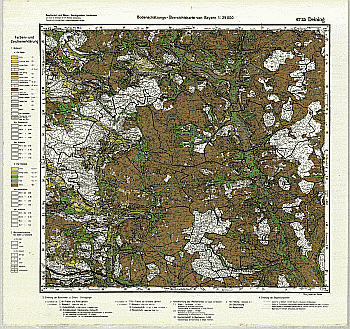 Produktbild 1 für den Artikel: Bodenschätzungskarte 1:25 000 6735 Deining