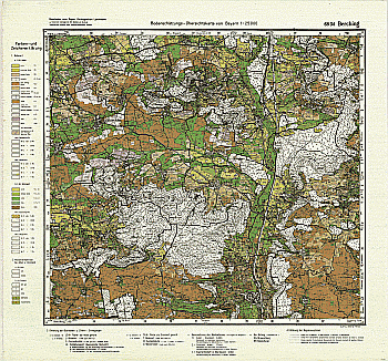 Produktbild 1 für den Artikel: Bodenschätzungskarte 1:25 000 6834 Berching