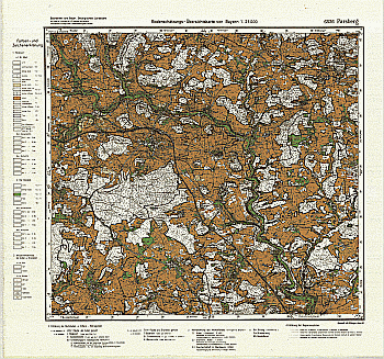 Produktbild 1 für den Artikel: Bodenschätzungskarte 1:25 000 6836 Parsberg