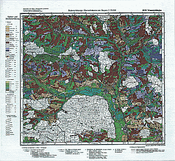 Produktbild 1 für den Artikel: Bodenschätzungskarte 1:25 000 6929 Wassertrüdingen