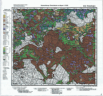 Produktbild 1 für den Artikel: Bodenschätzungskarte 1:25 000 6932 Nennslingen