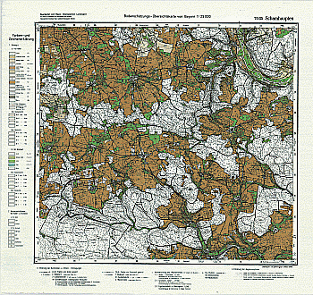 Produktbild 1 für den Artikel: Bodenschätzungskarte 1:25 000 7035 Schamhaupten