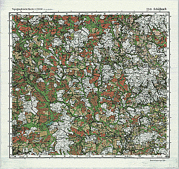 Produktbild 1 für den Artikel: Bodenschätzungskarte 1:25 000 7245 Schöllnach