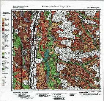 Produktbild 1 für den Artikel: Bodenschätzungskarte 1:25 000 7431 Thierhaupten