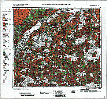 Produktbild 1 für den Artikel: Bodenschätzungskarte 1:25 000 7439 Landshut Ost