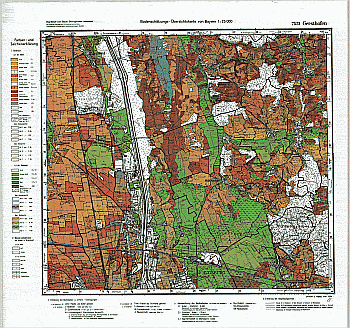 Produktbild 1 für den Artikel: Bodenschätzungskarte 1:25 000 7531 Gersthofen