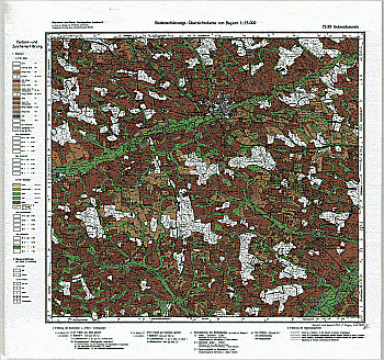 Produktbild 1 für den Artikel: Bodenschätzungskarte 1:25 000 7539 Geisenhausen