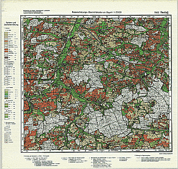 Produktbild 1 für den Artikel: Bodenschätzungskarte 1:25 000 7632 Dasing