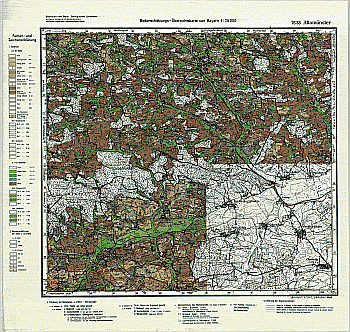 Produktbild 1 für den Artikel: Bodenschätzungskarte 1:25 000 7633 Altomünster