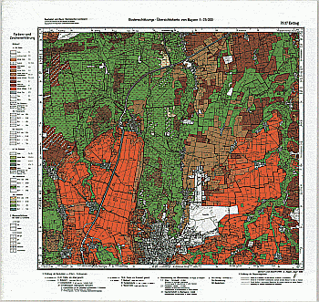 Produktbild 1 für den Artikel: Bodenschätzungskarte 1:25 000 7637 Erding