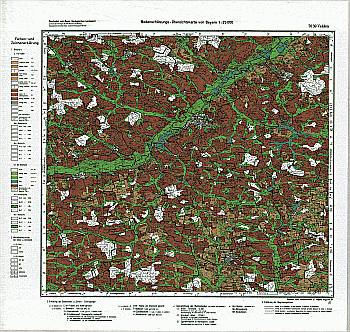 Produktbild 1 für den Artikel: Bodenschätzungskarte 1:25 000 7639 Velden