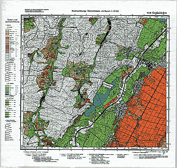 Produktbild 1 für den Artikel: Bodenschätzungskarte 1:25 000 7730 Grossaitingen