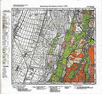 Produktbild 1 für den Artikel: Bodenschätzungskarte 1:25 000 7731 Mering
