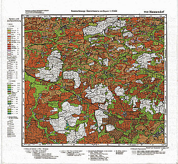 Produktbild 1 für den Artikel: Bodenschätzungskarte 1:25 000 7732 Mammendorf