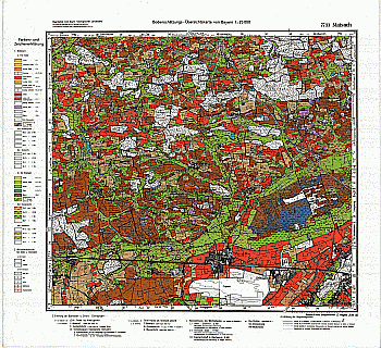 Produktbild 1 für den Artikel: Bodenschätzungskarte 1:25 000 7733 Maisach