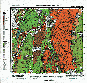 Produktbild 1 für den Artikel: Bodenschätzungskarte 1:25 000 7830 Schwabmünchen