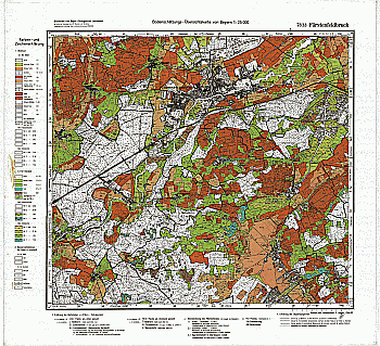 Produktbild 1 für den Artikel: Bodenschätzungskarte 1:25 000 7833 Fürstenfeldbruck