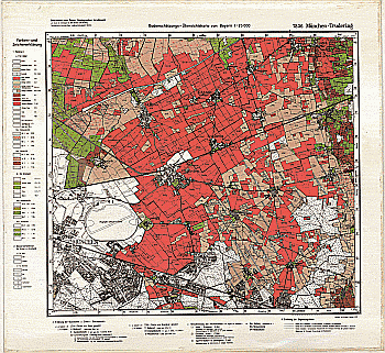 Produktbild 1 für den Artikel: Bodenschätzungskarte 1:25 000 7836 München-Trudering