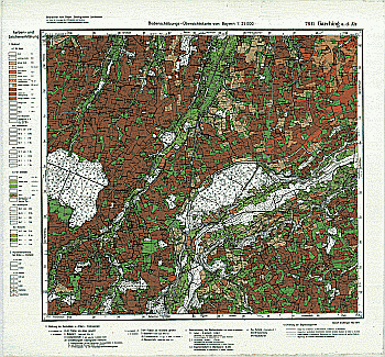 Produktbild 1 für den Artikel: Bodenschätzungskarte 1:25 000 7841 Garching an der Alz
