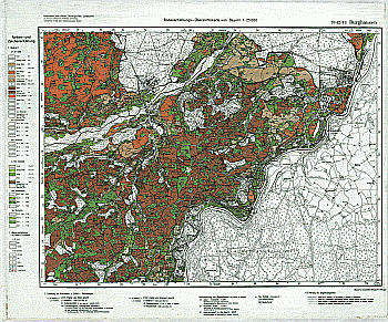 Produktbild 1 für den Artikel: Bodenschätzungskarte 1:25 000 7842/7843 Burghausen