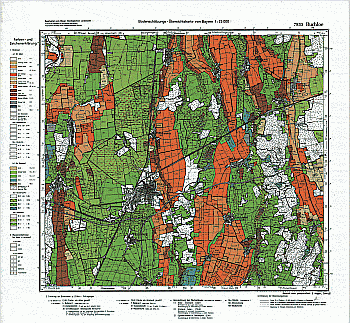 Produktbild 1 für den Artikel: Bodenschätzungskarte 1:25 000 7930 Buchloe