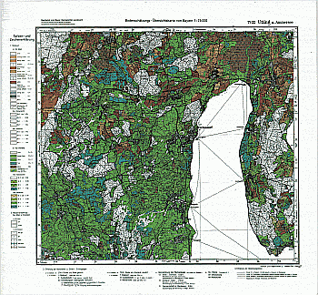 Produktbild 1 für den Artikel: Bodenschätzungskarte 1:25 000 7932 Utting am Ammersee